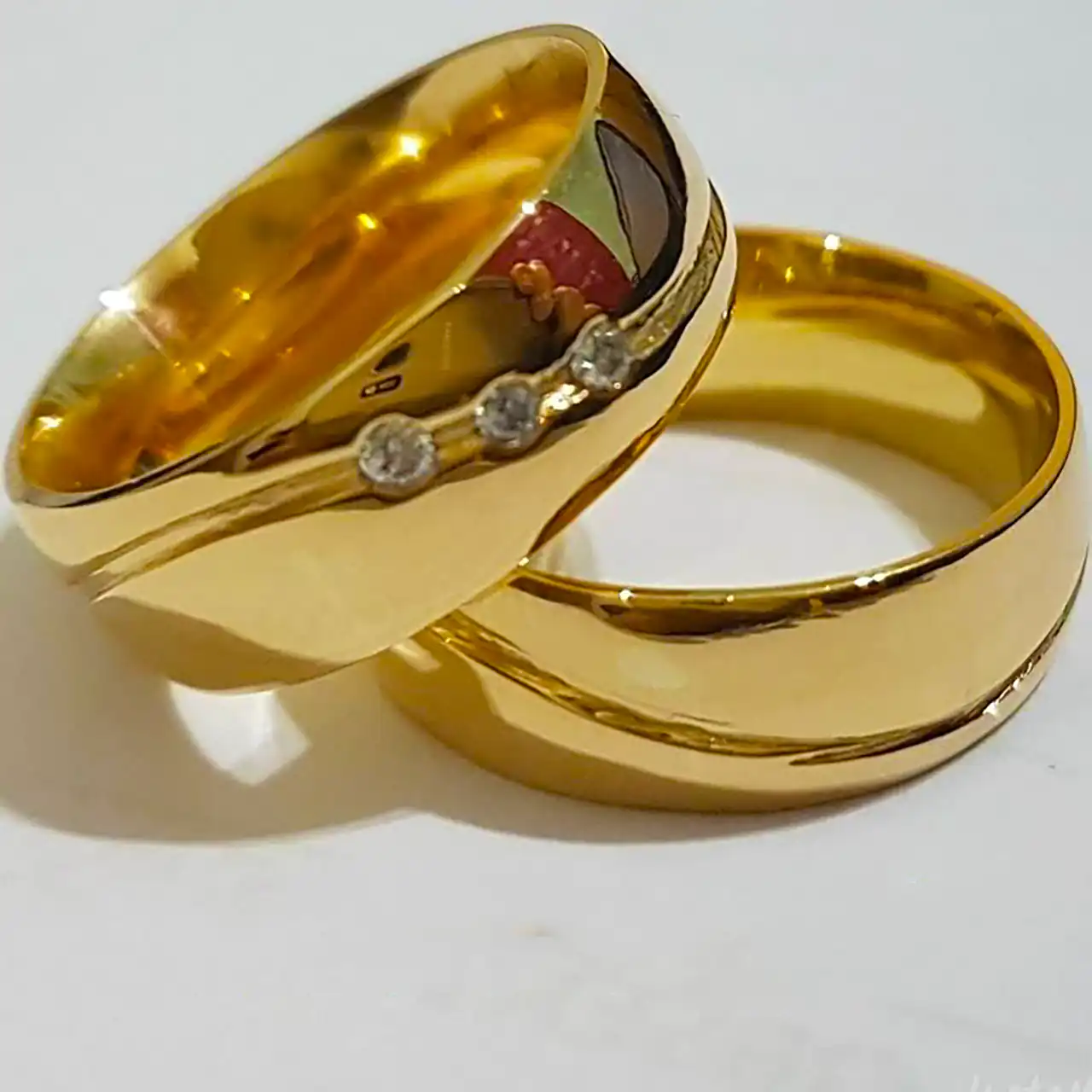 ست حلقه ازدواج طلا