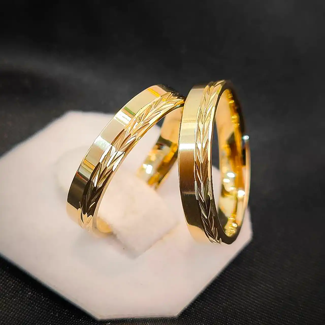 ست حلقه ازدواج طلا