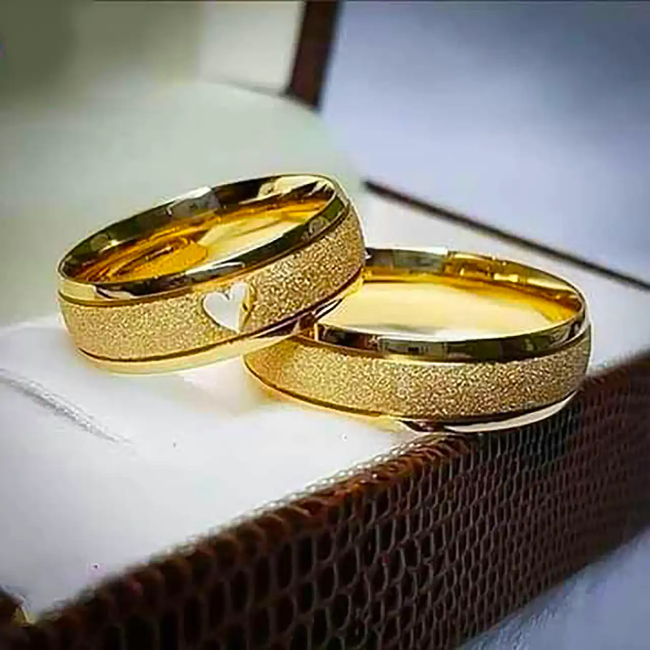 ست حلقه ازدواج طلا