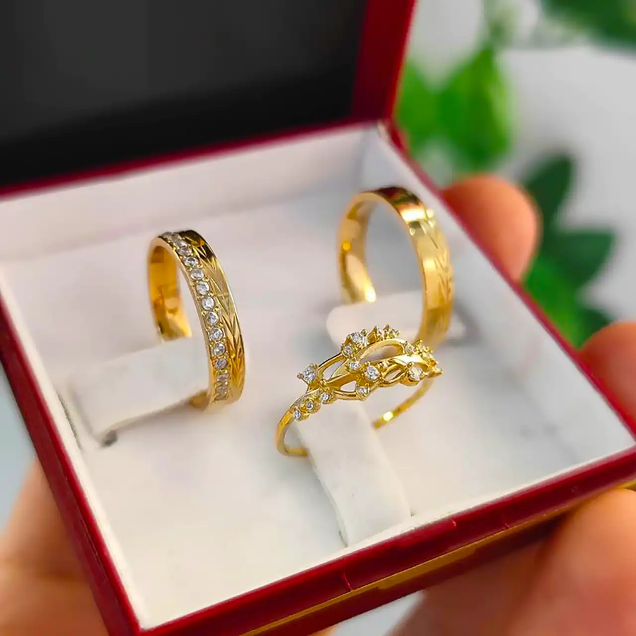 ست حلقه ازدواج طلا