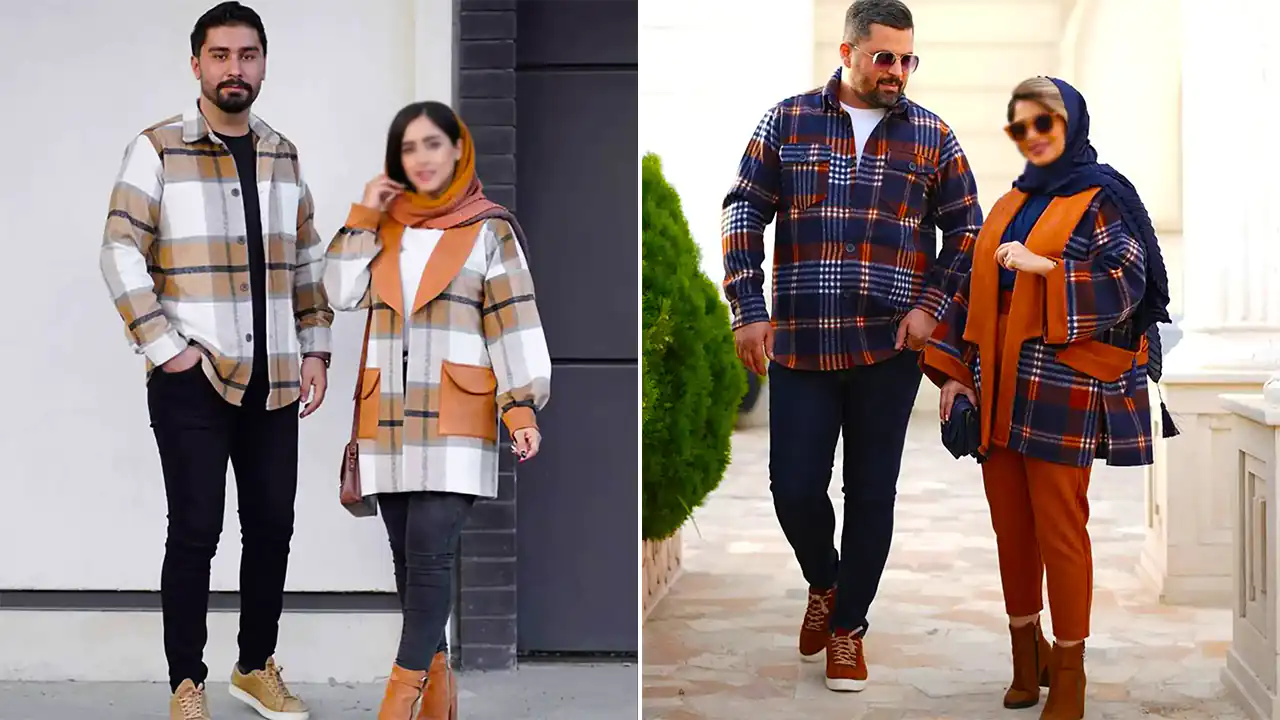 ست لباس پاییزی زن و شوهری