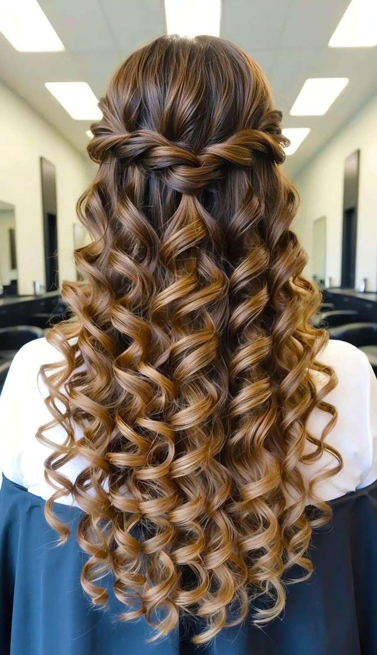 شینیون مو بلند