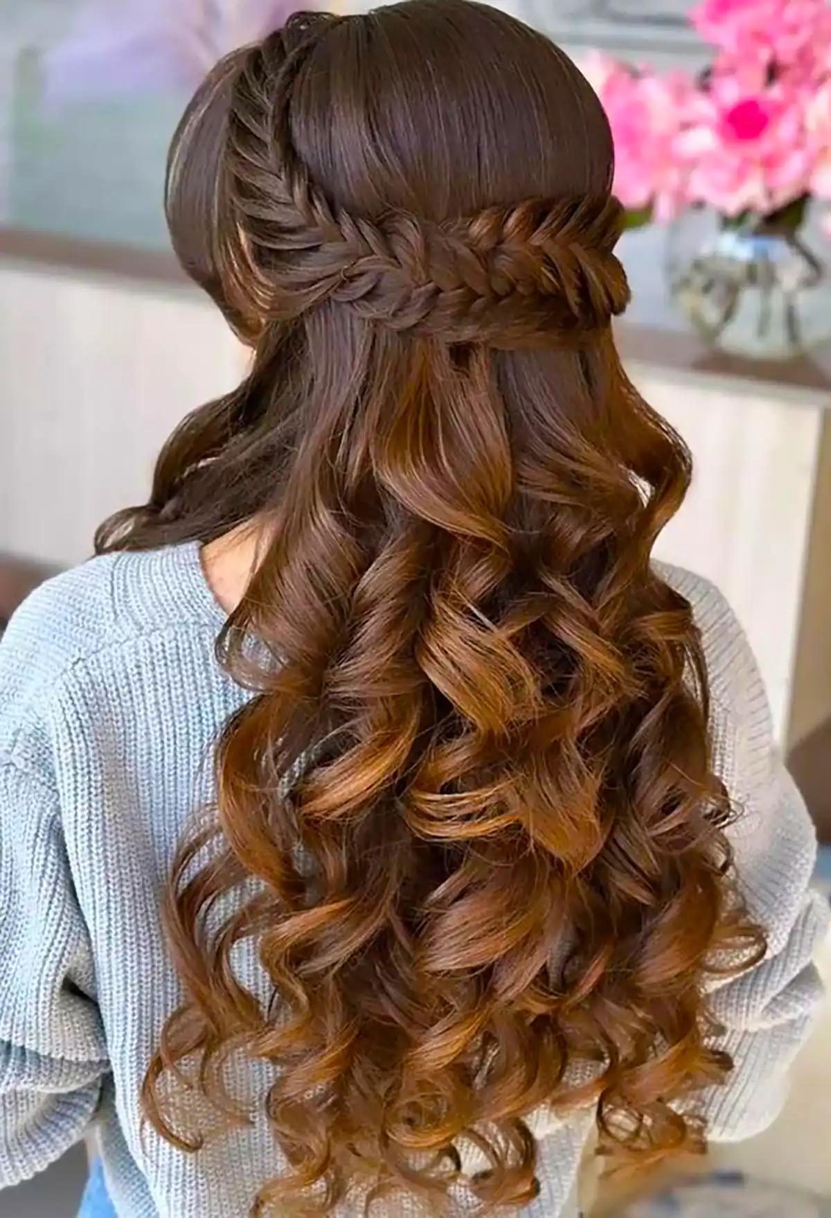 شینیون مو بلند