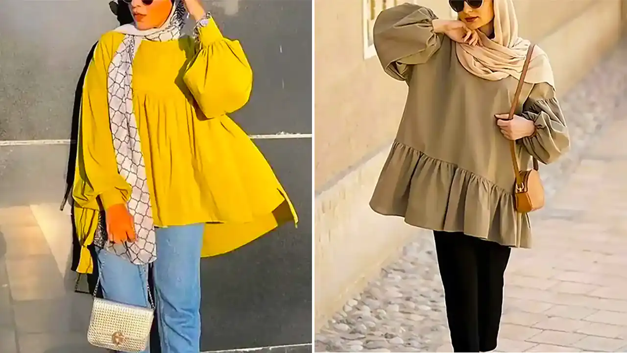 شومیز مانتو دخترانه