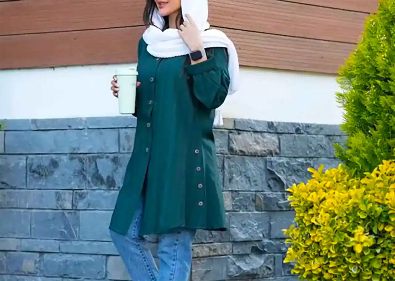 شومیز مانتو دخترانه