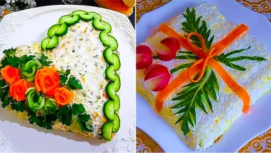 تزئین سالاد الویه