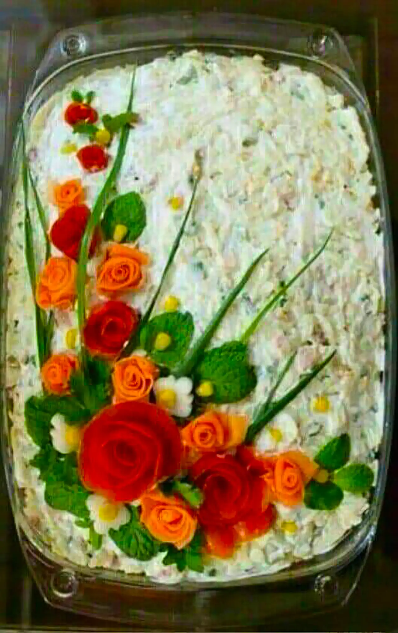 تزئین سالاد الویه