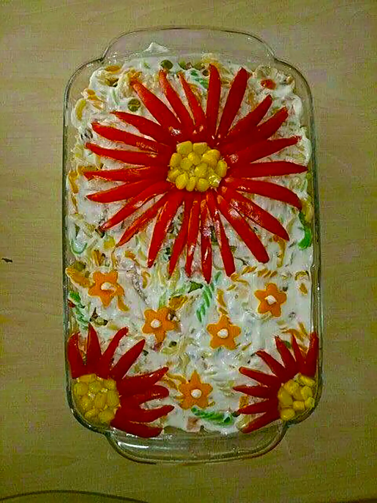 تزئین سالاد الویه