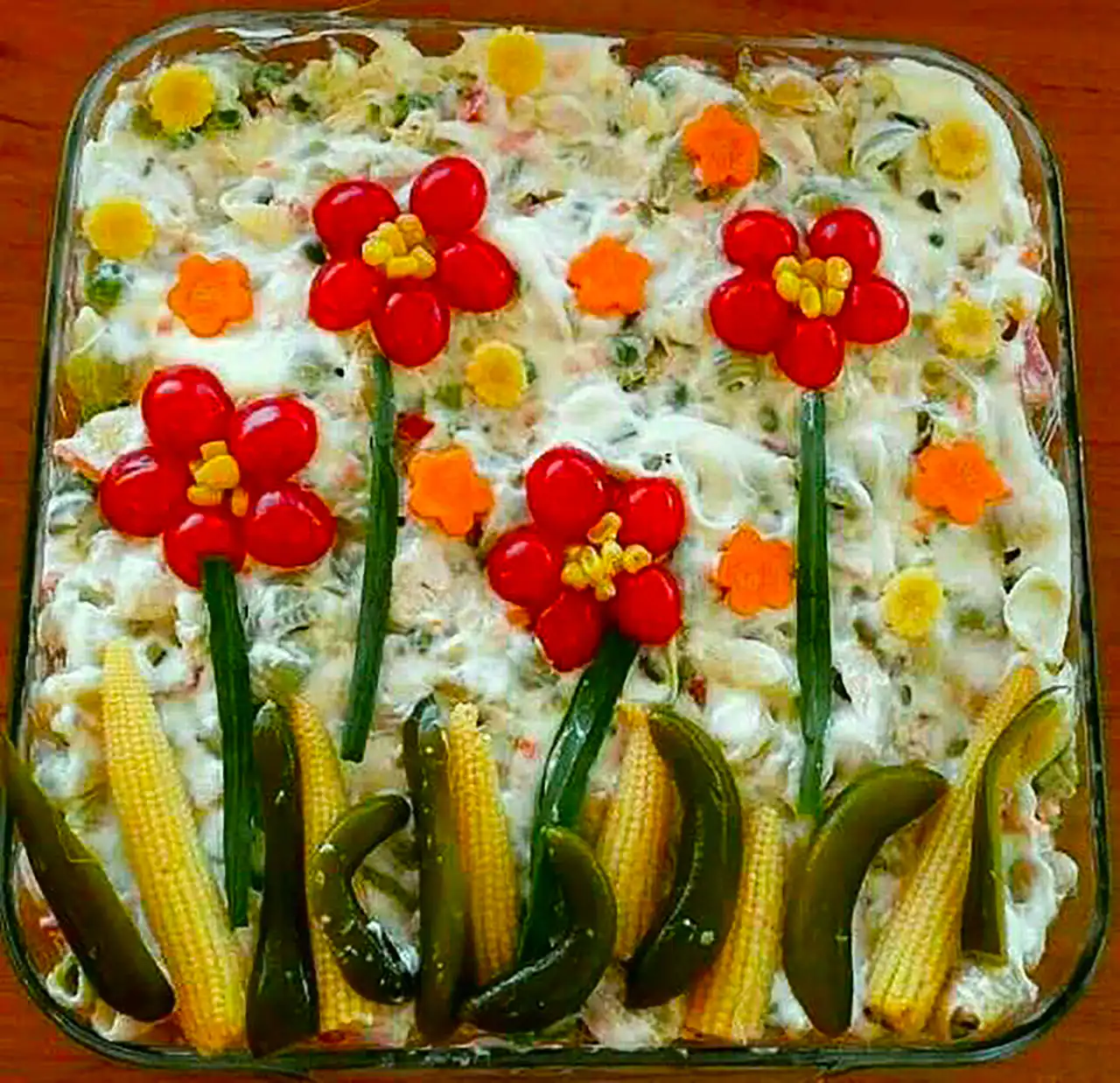 تزئین سالاد الویه