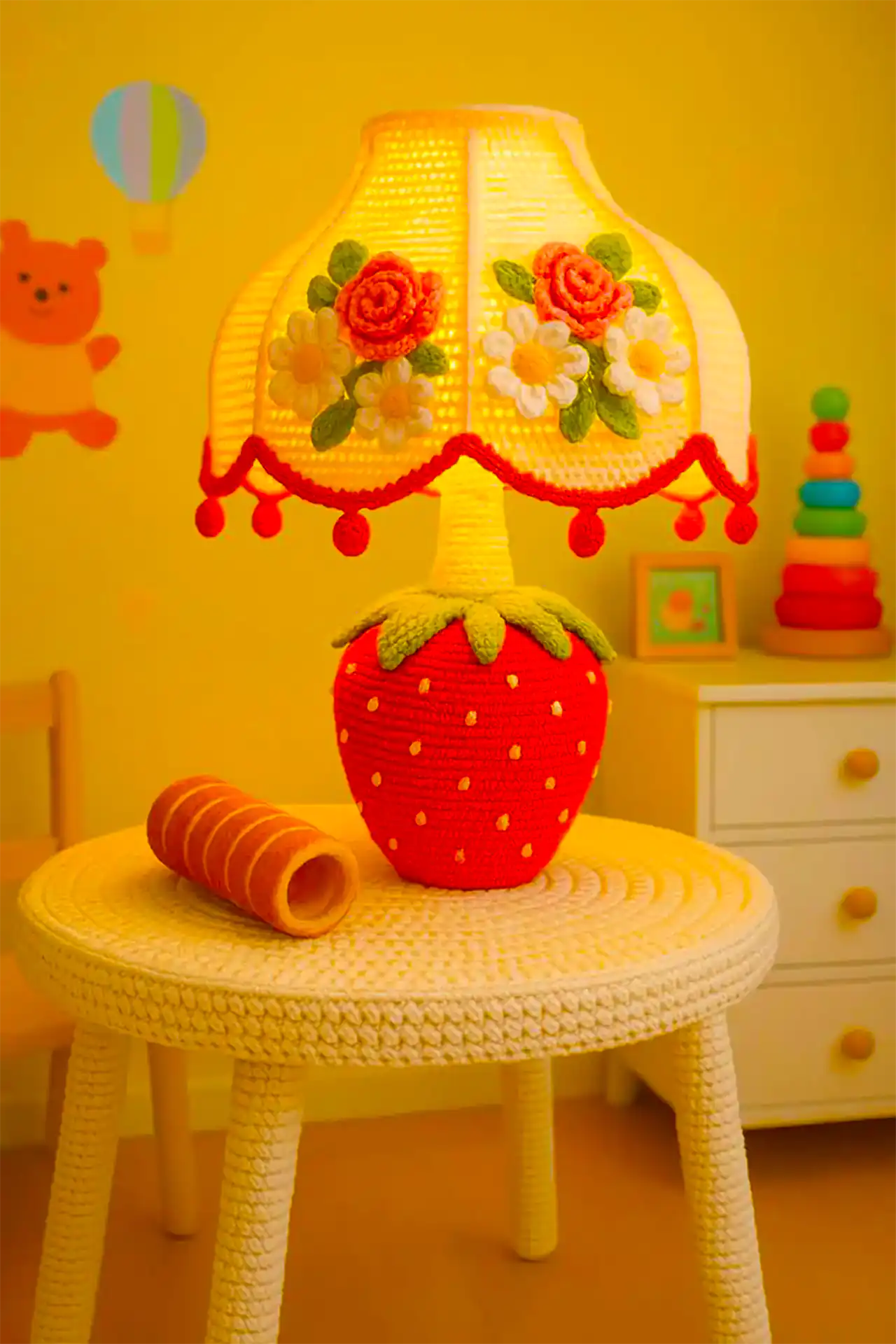 آباژور فانتزی بافتنی