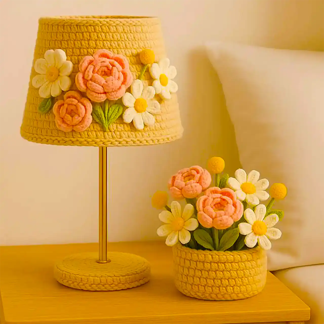 آباژور فانتزی بافتنی