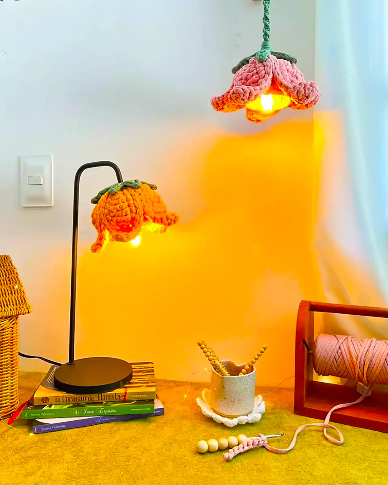 آباژور فانتزی بافتنی