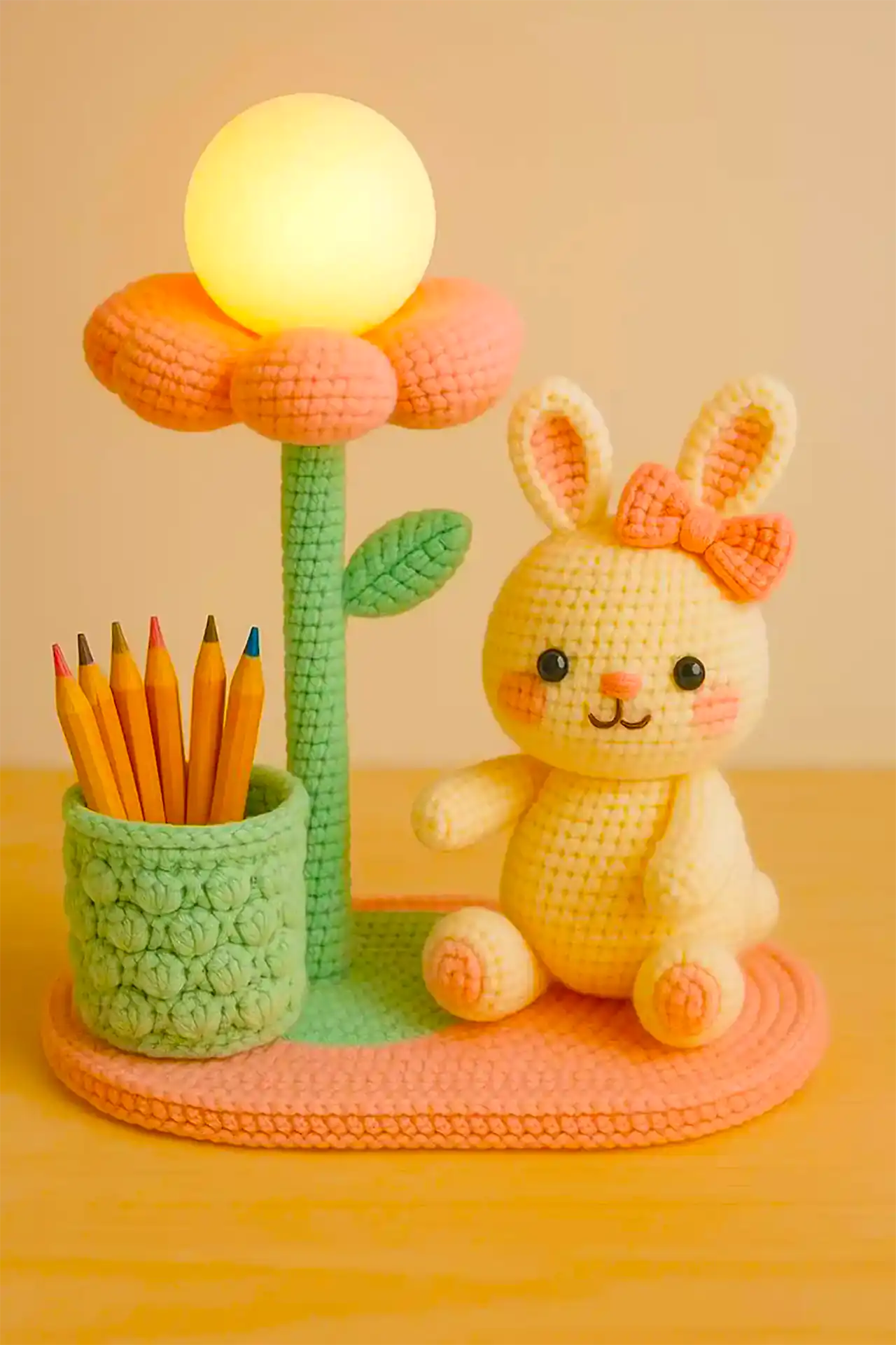 آباژور فانتزی بافتنی