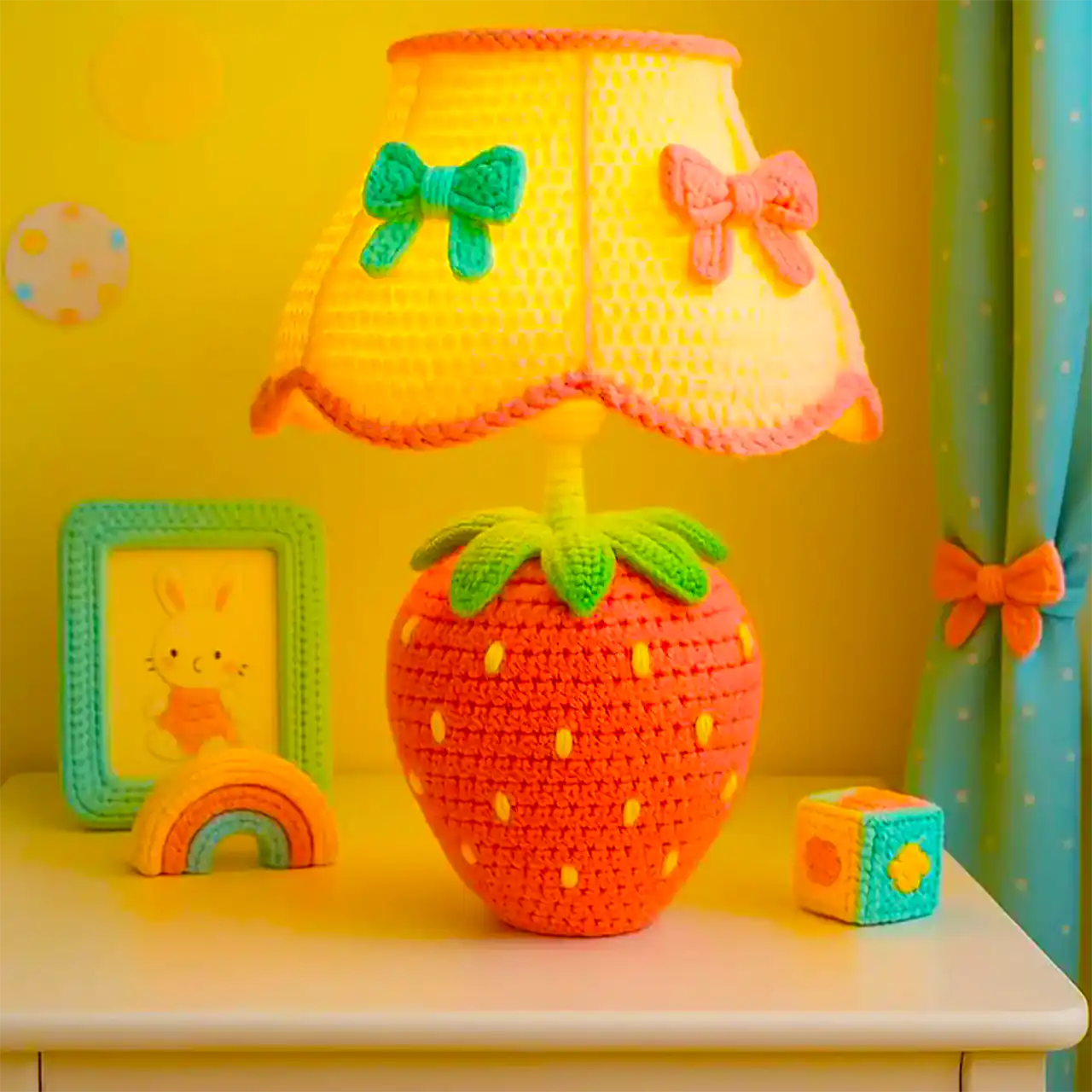 آباژور فانتزی بافتنی