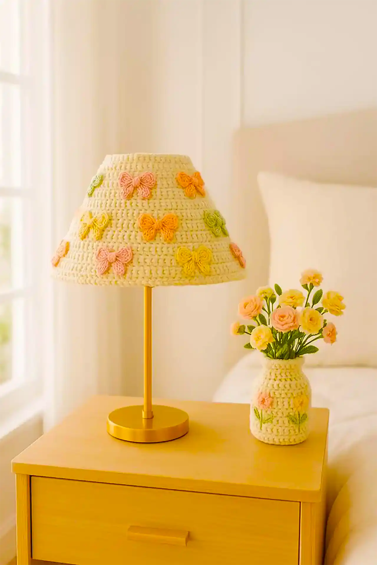 آباژور فانتزی بافتنی