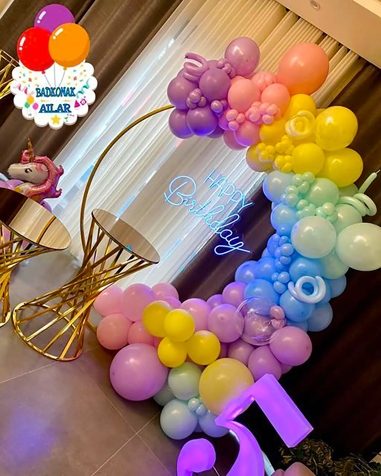 بک دراپ تولد