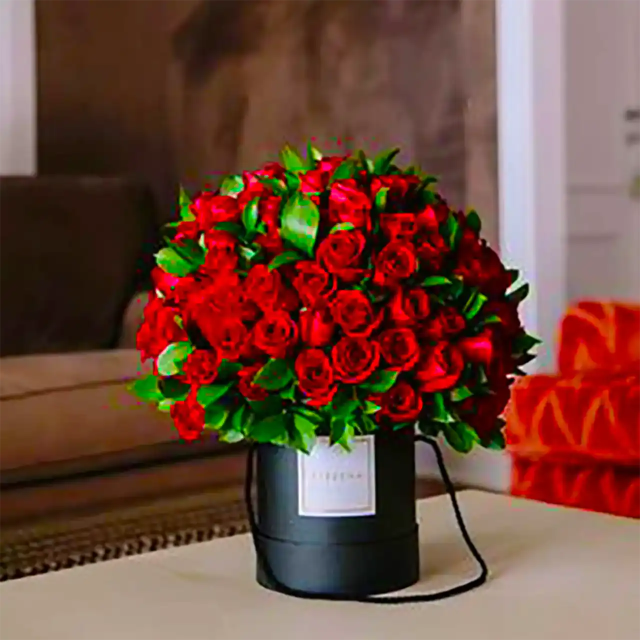 باکس گل رز قرمز