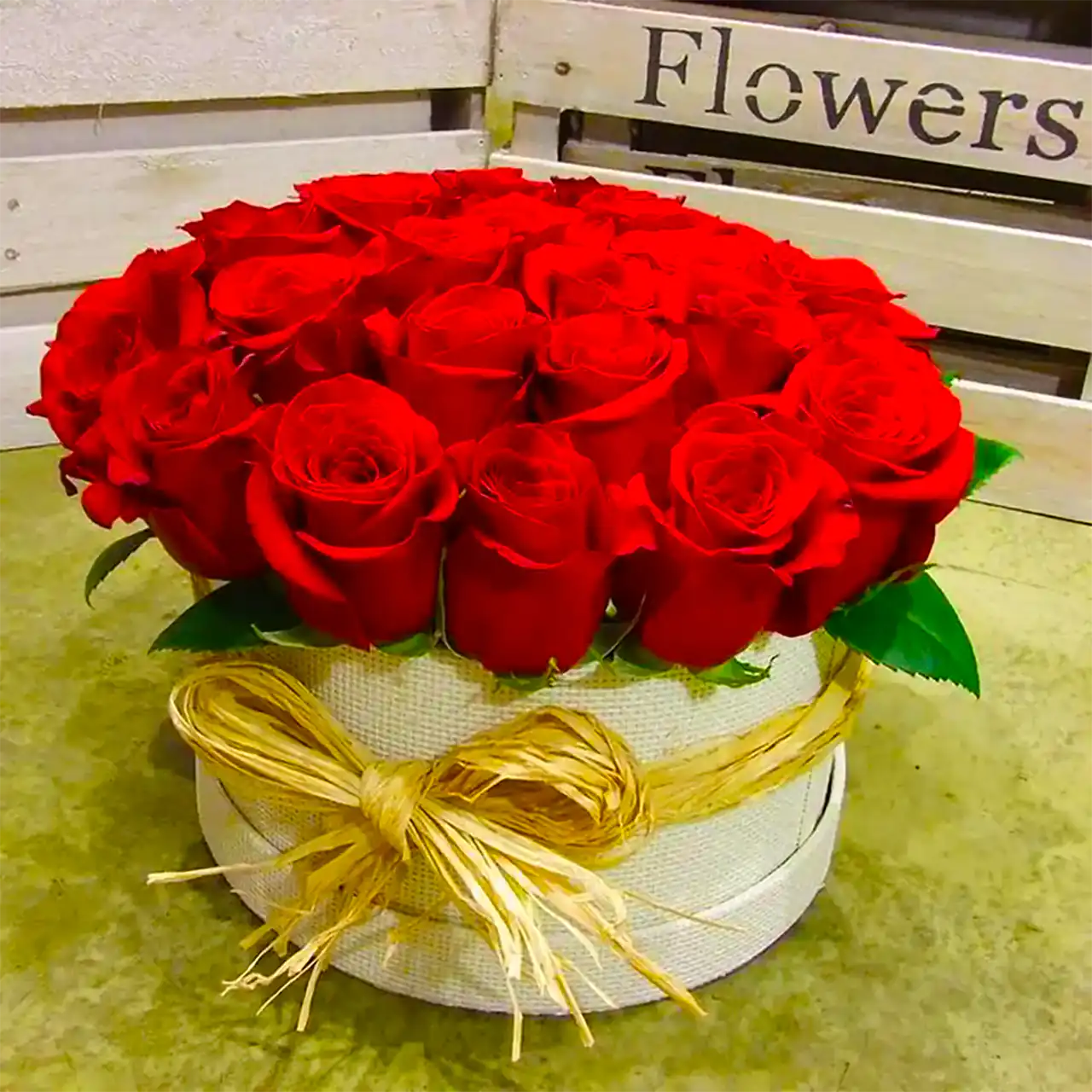 باکس گل رز قرمز