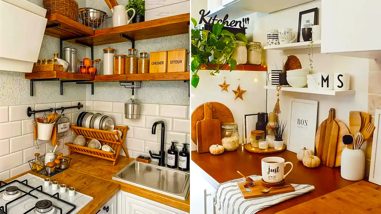 چیدمان کنار گاز مدرن