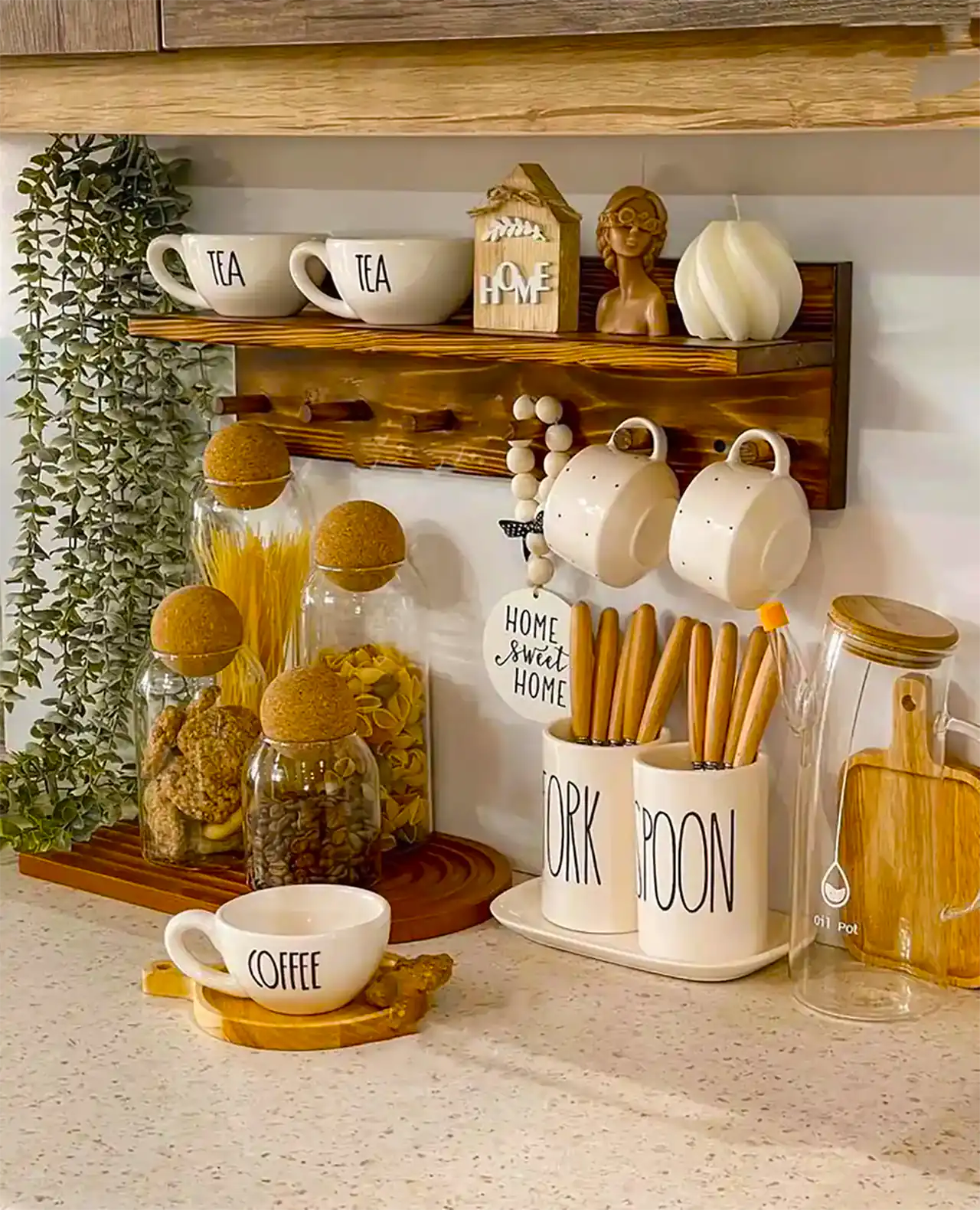 چیدمان کنار گاز مدرن