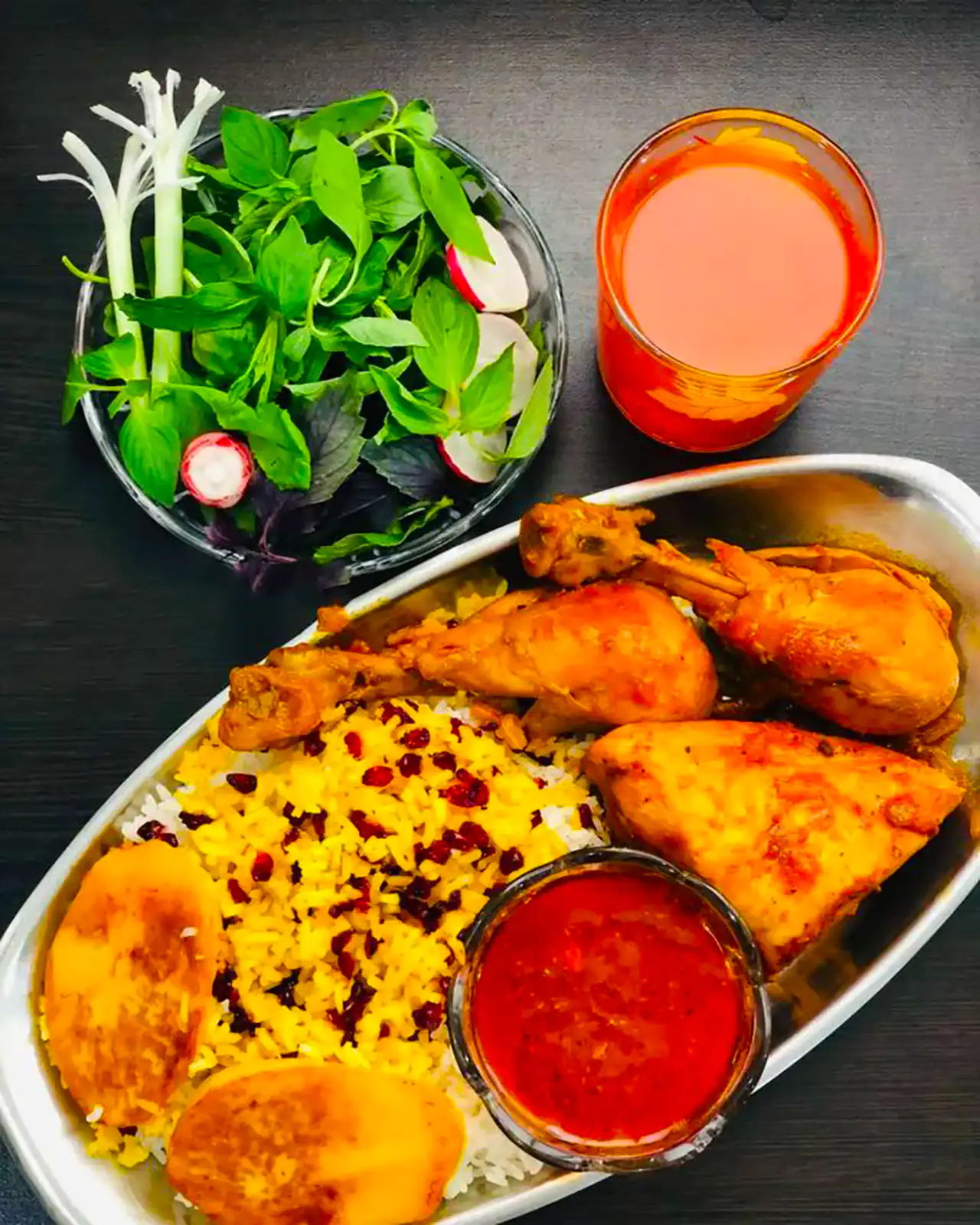 دیزاین زرشک پلو با مرغ