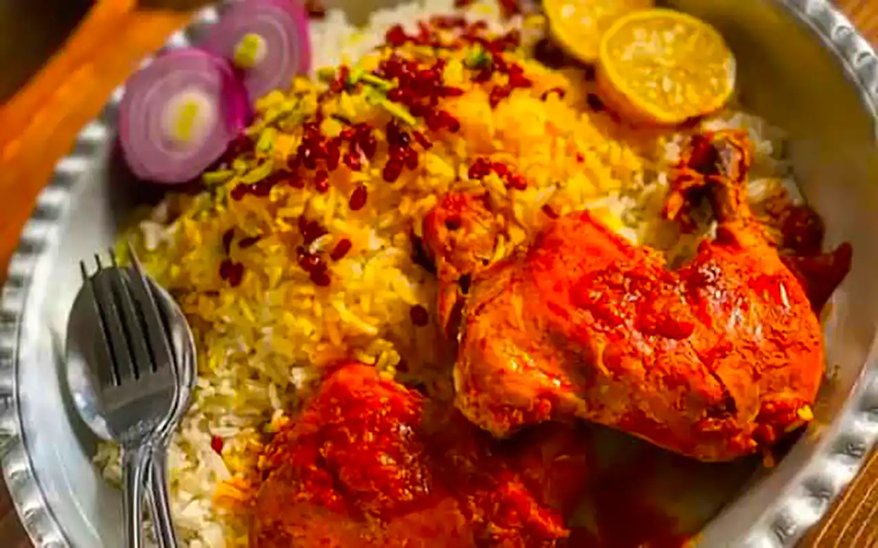 دیزاین زرشک پلو با مرغ