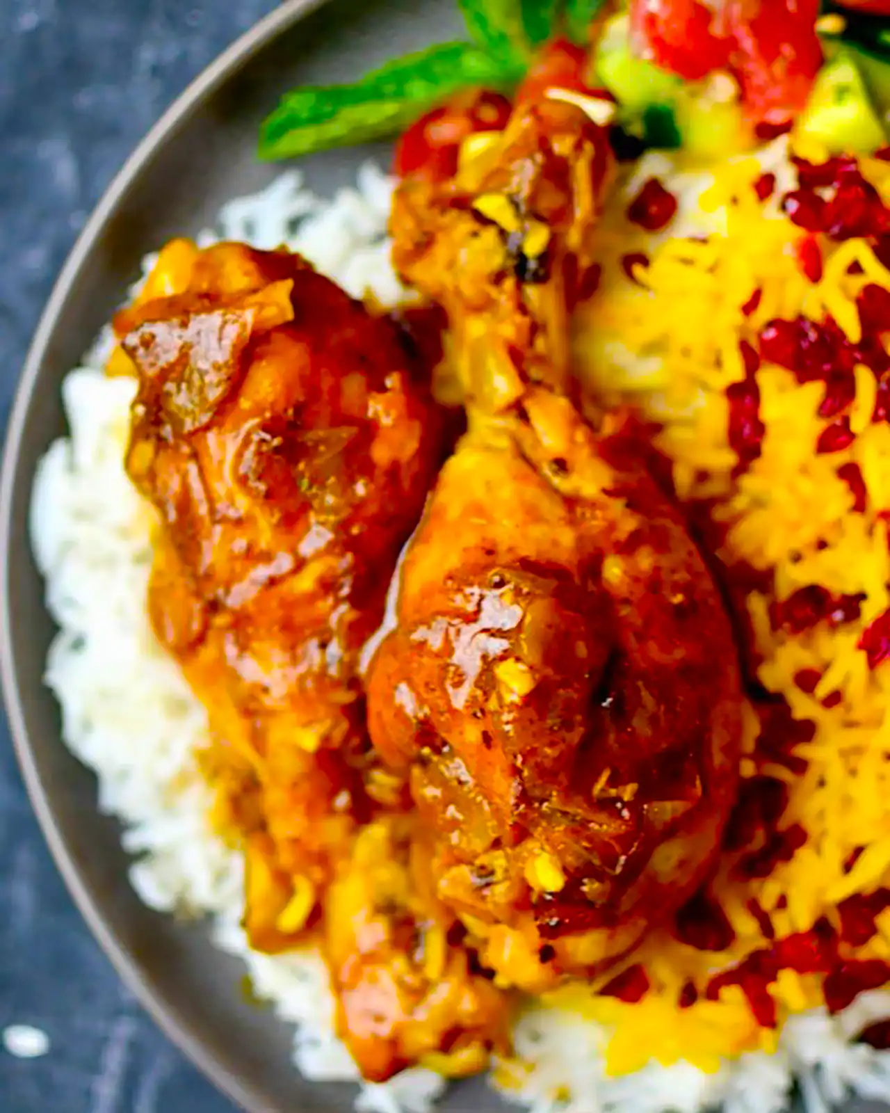 دیزاین زرشک پلو با مرغ