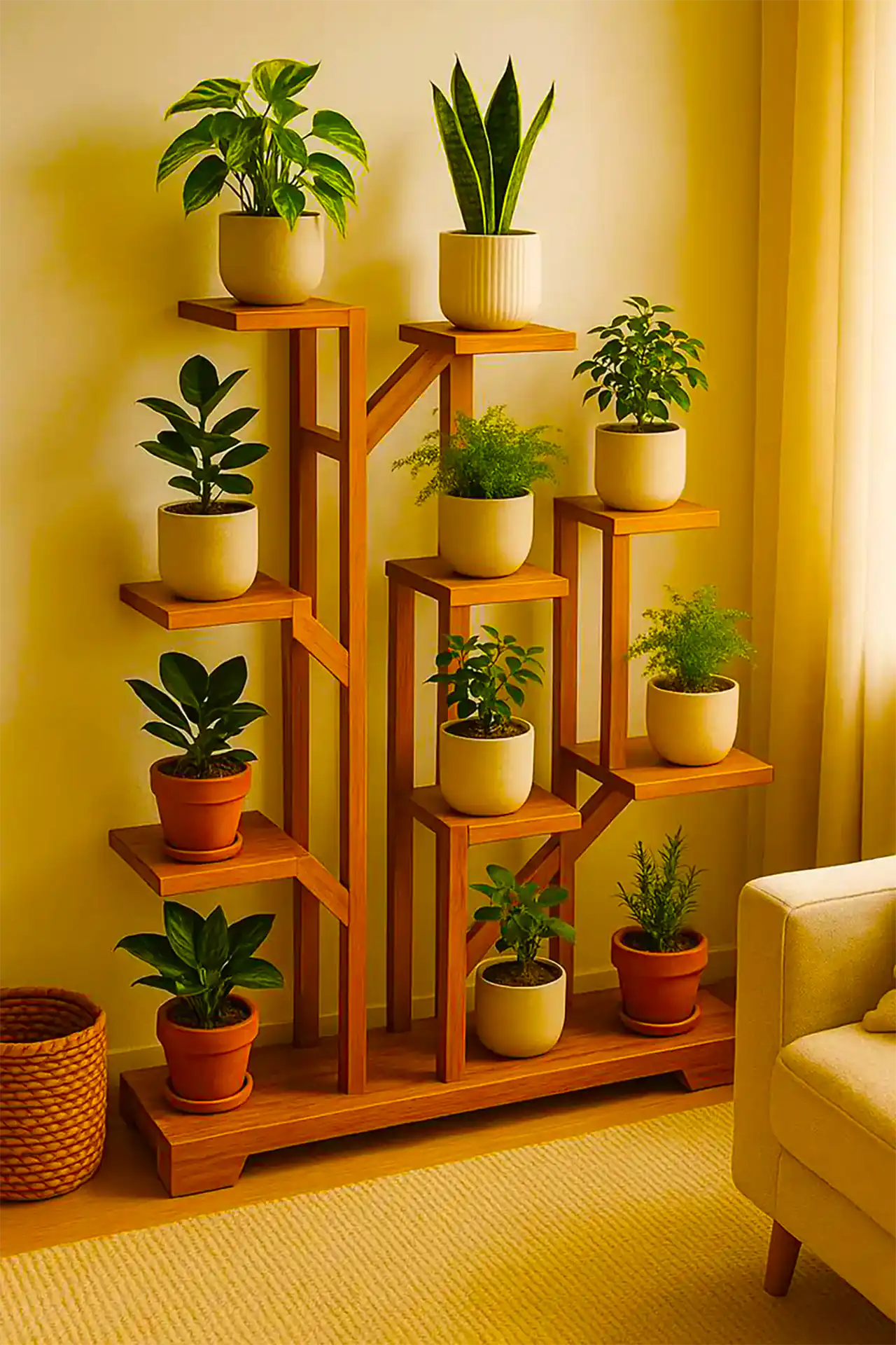 استند گلدان شیک