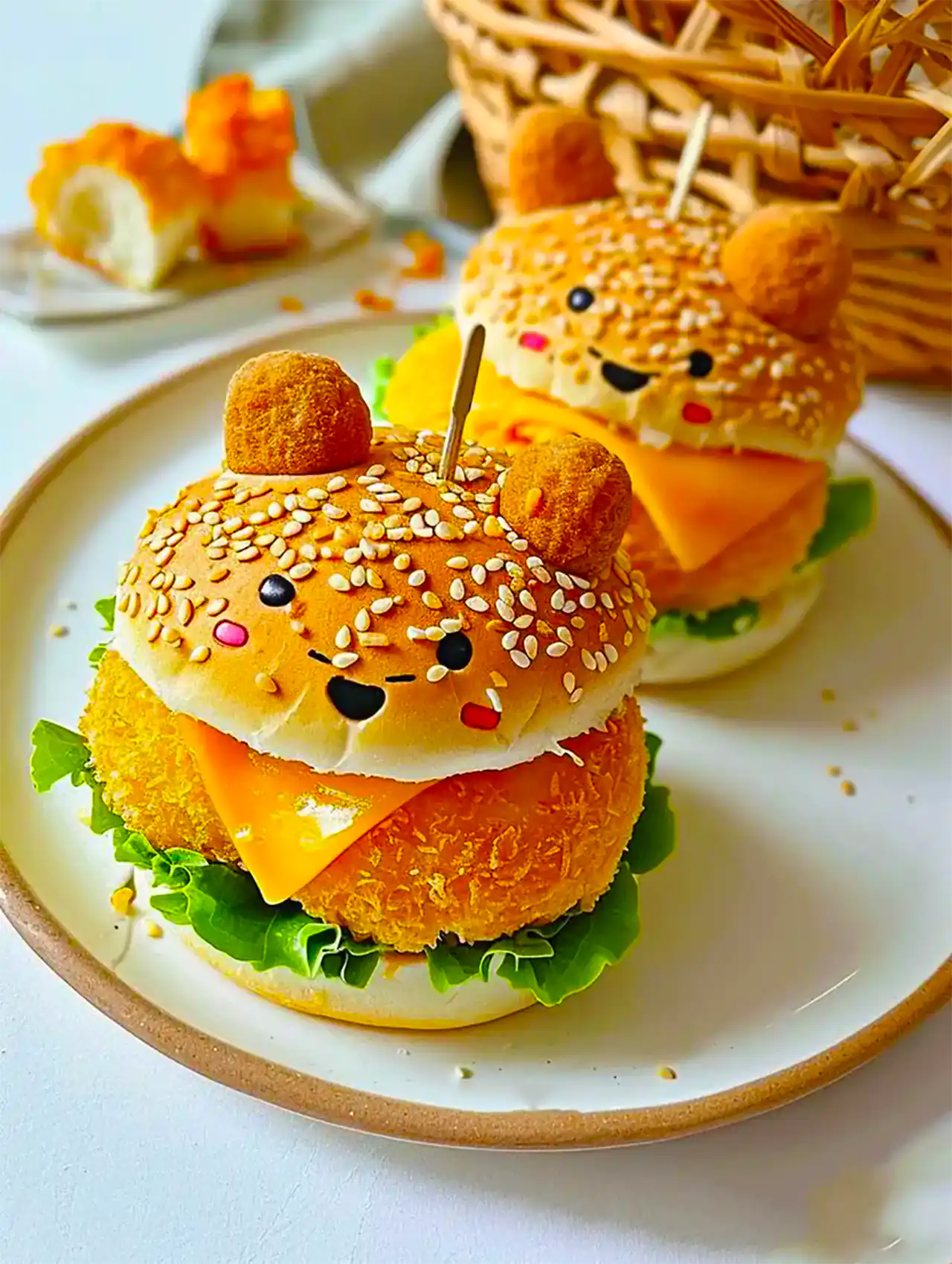 همبرگر فانتزی کودکانه