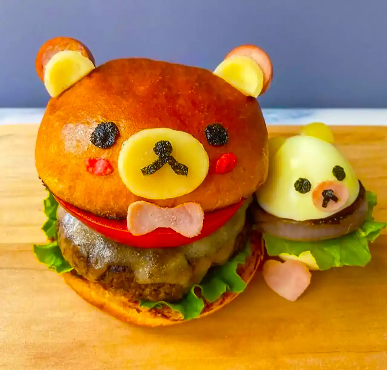 همبرگر فانتزی کودکانه