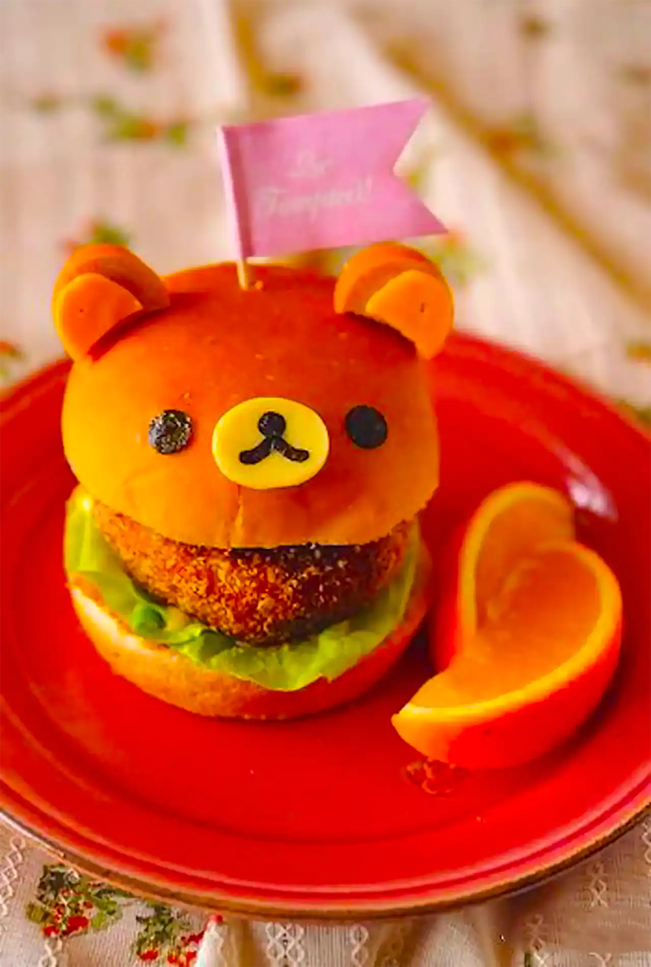 همبرگر فانتزی کودکانه