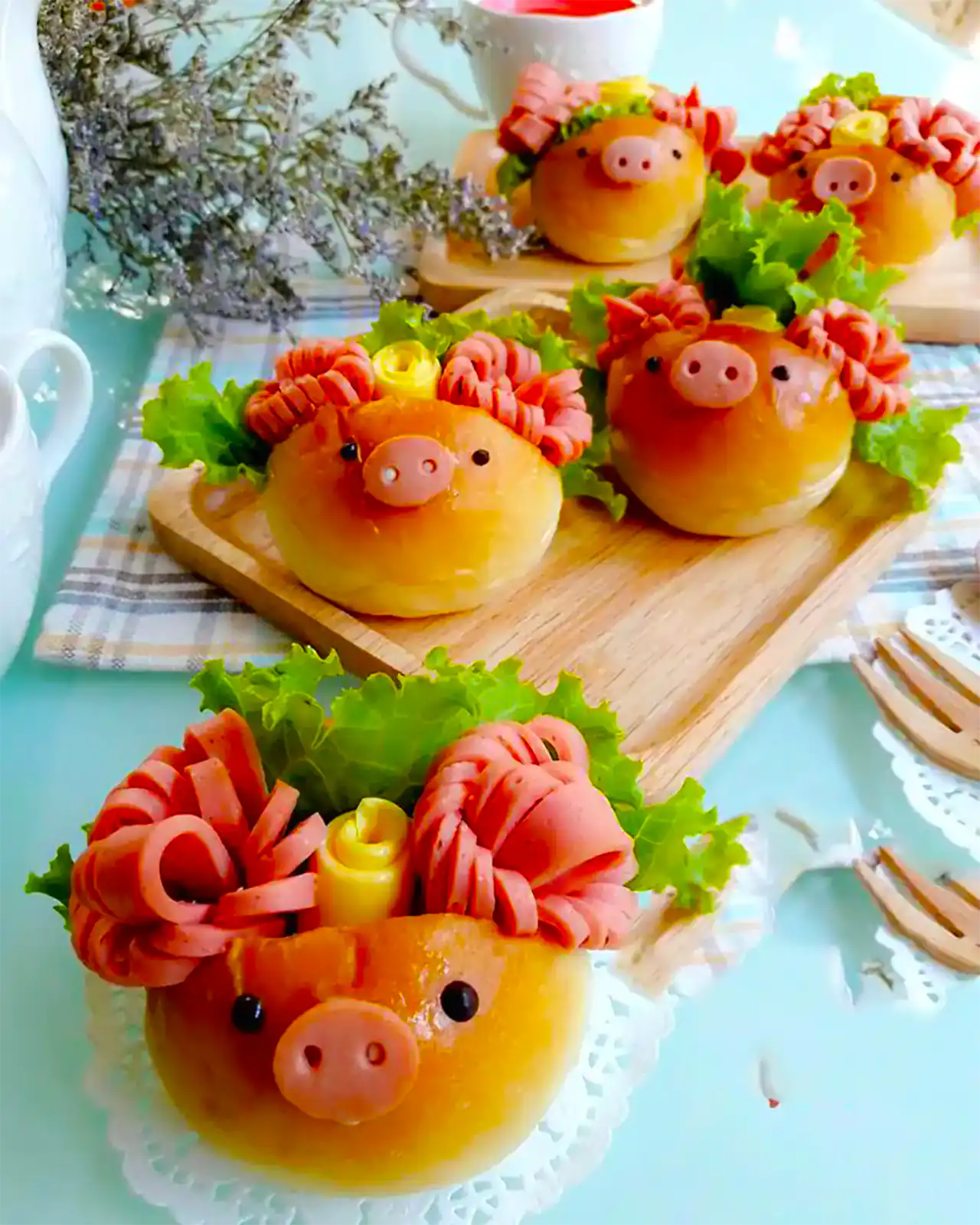 همبرگر فانتزی کودکانه