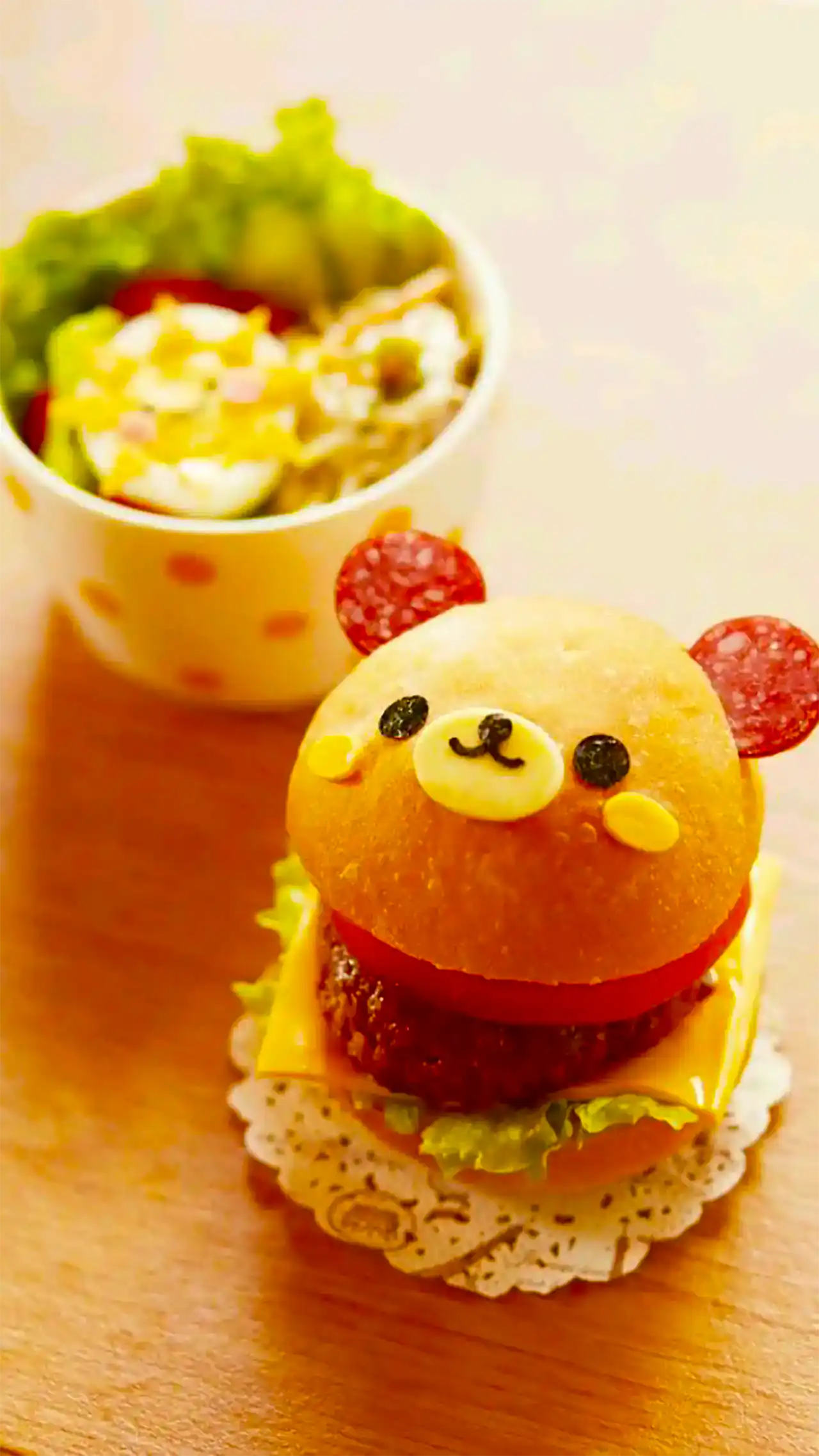 همبرگر فانتزی کودکانه