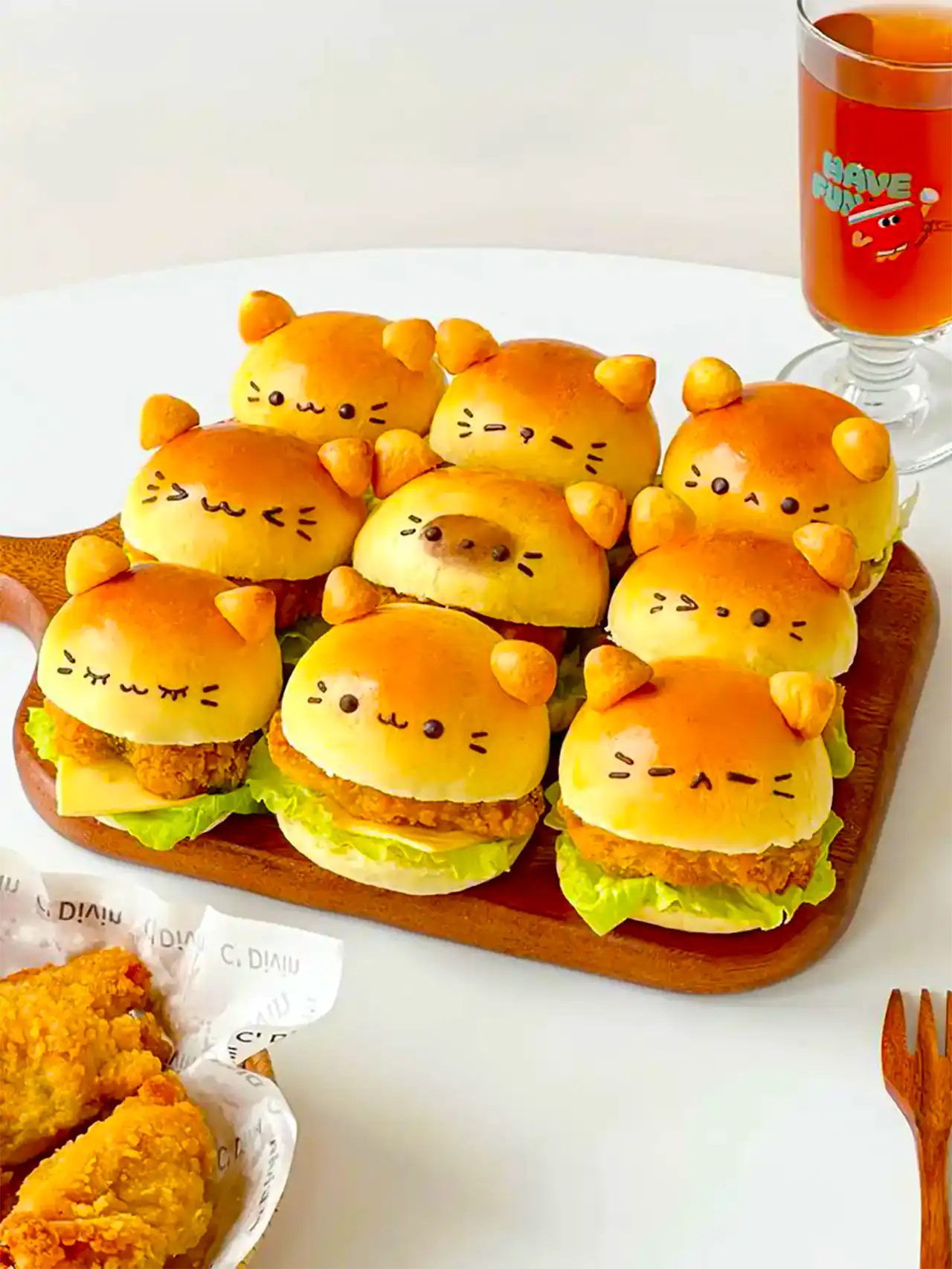 همبرگر فانتزی کودکانه