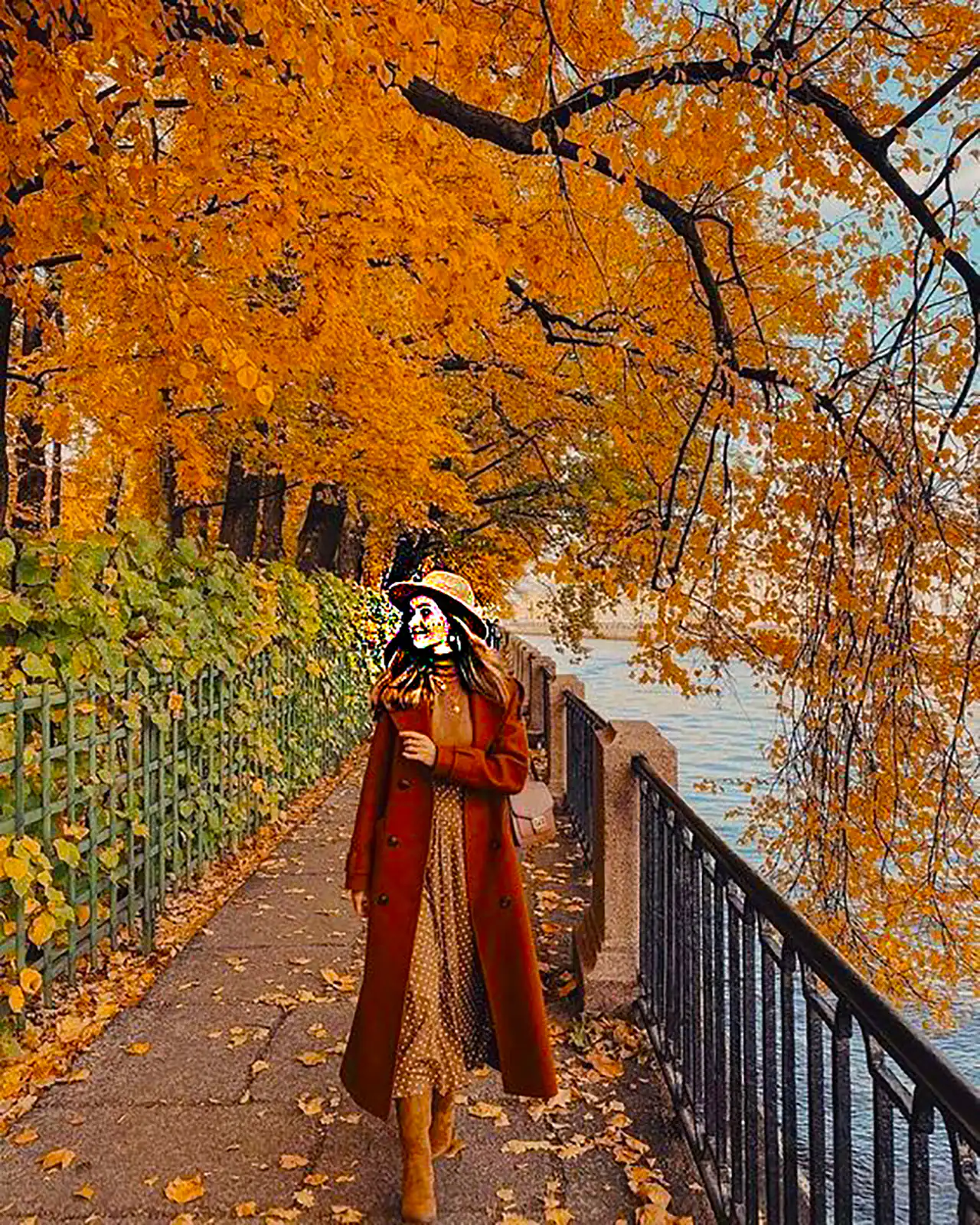 ایده عکس پاییزی دخترانه