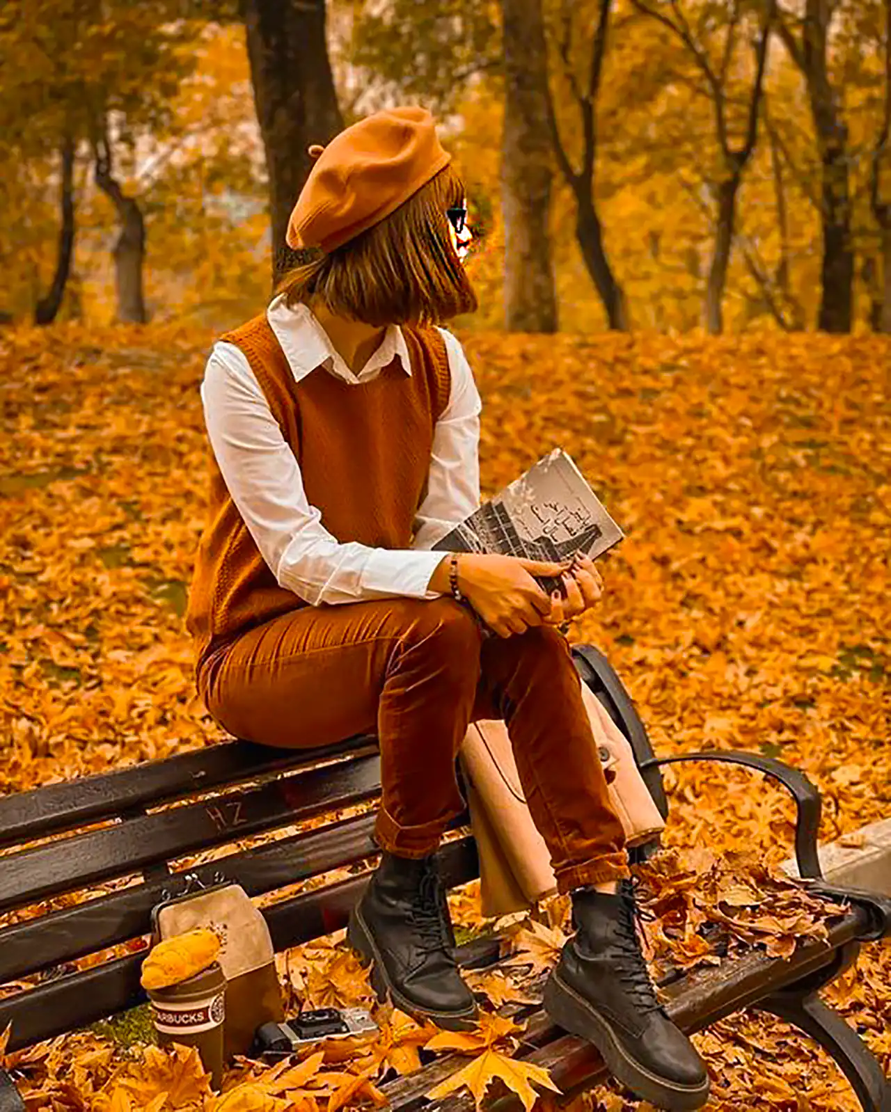 ایده عکس پاییزی دخترانه