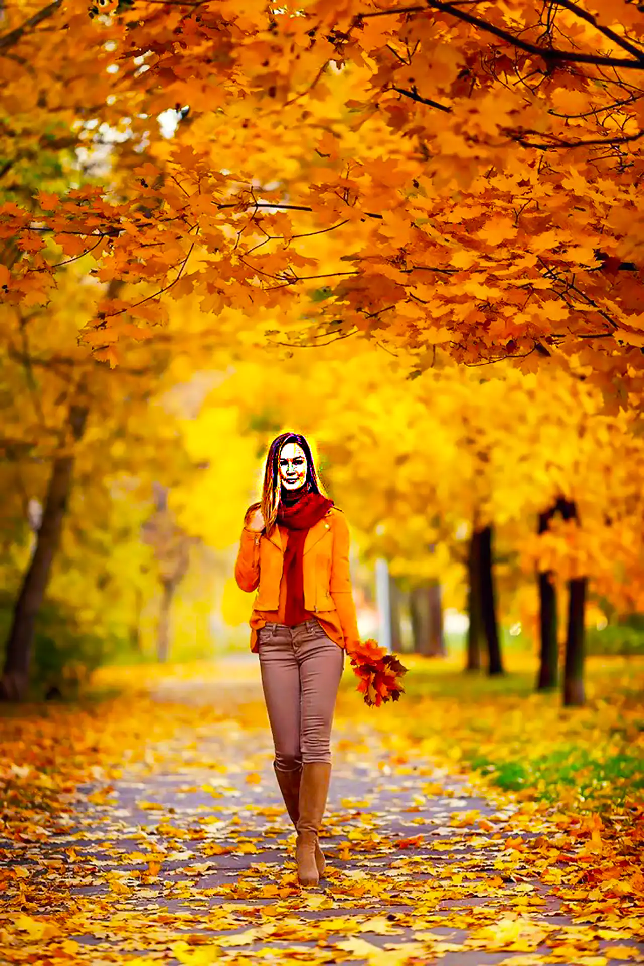 ایده عکس پاییزی دخترانه