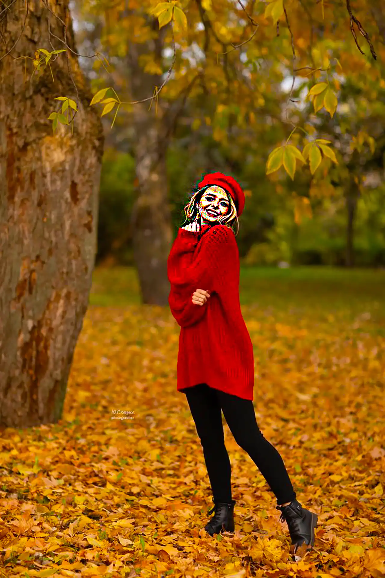 ایده عکس پاییزی دخترانه