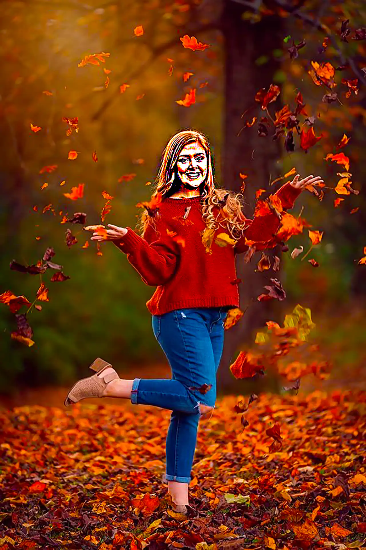 ایده عکس پاییزی دخترانه