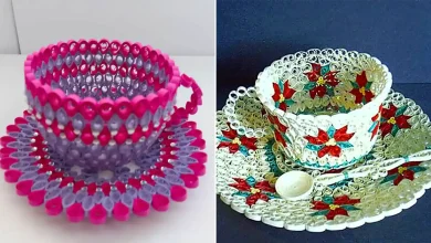 کاردستی کاغذی فنجان