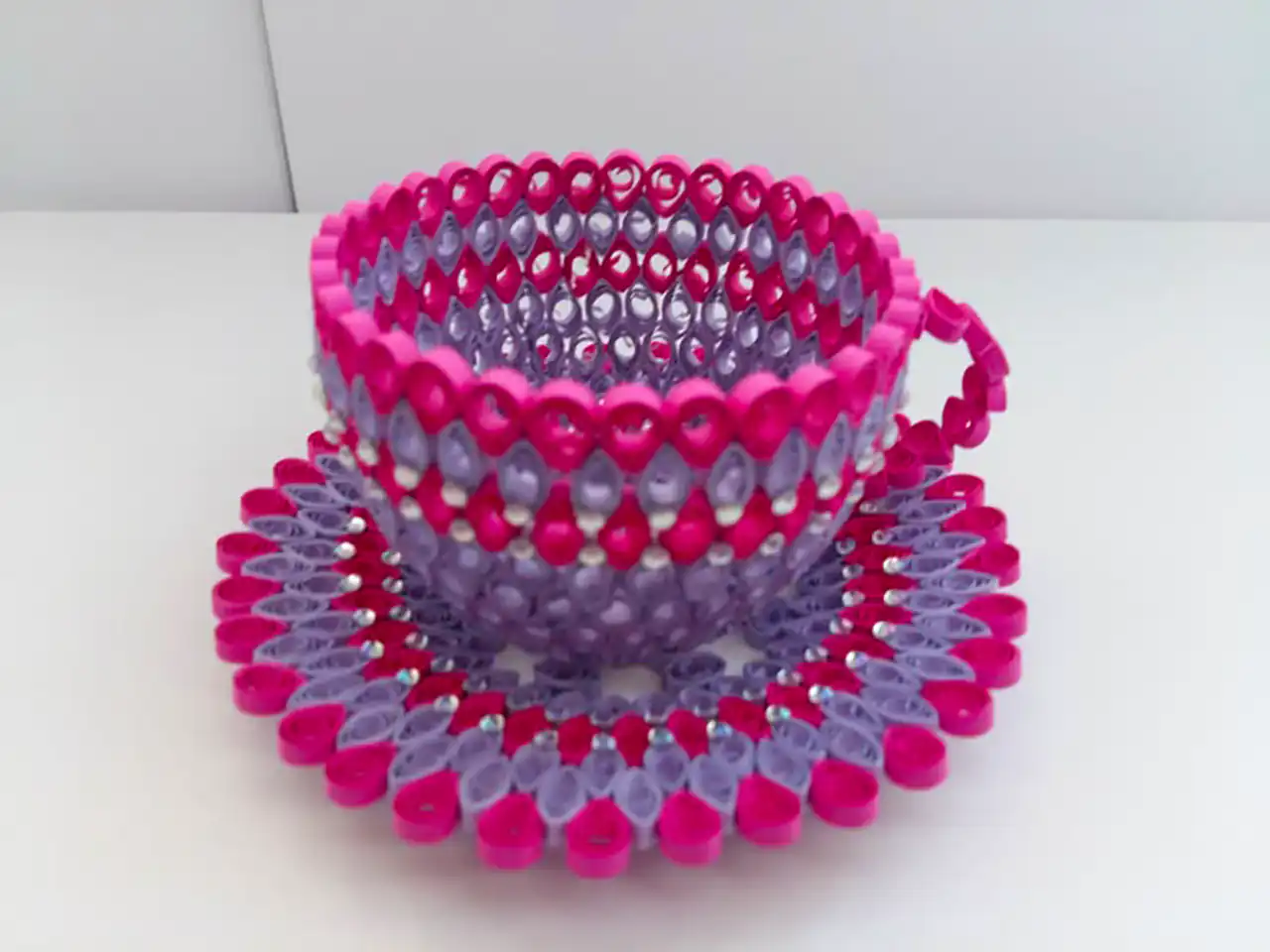 کاردستی کاغذی فنجان