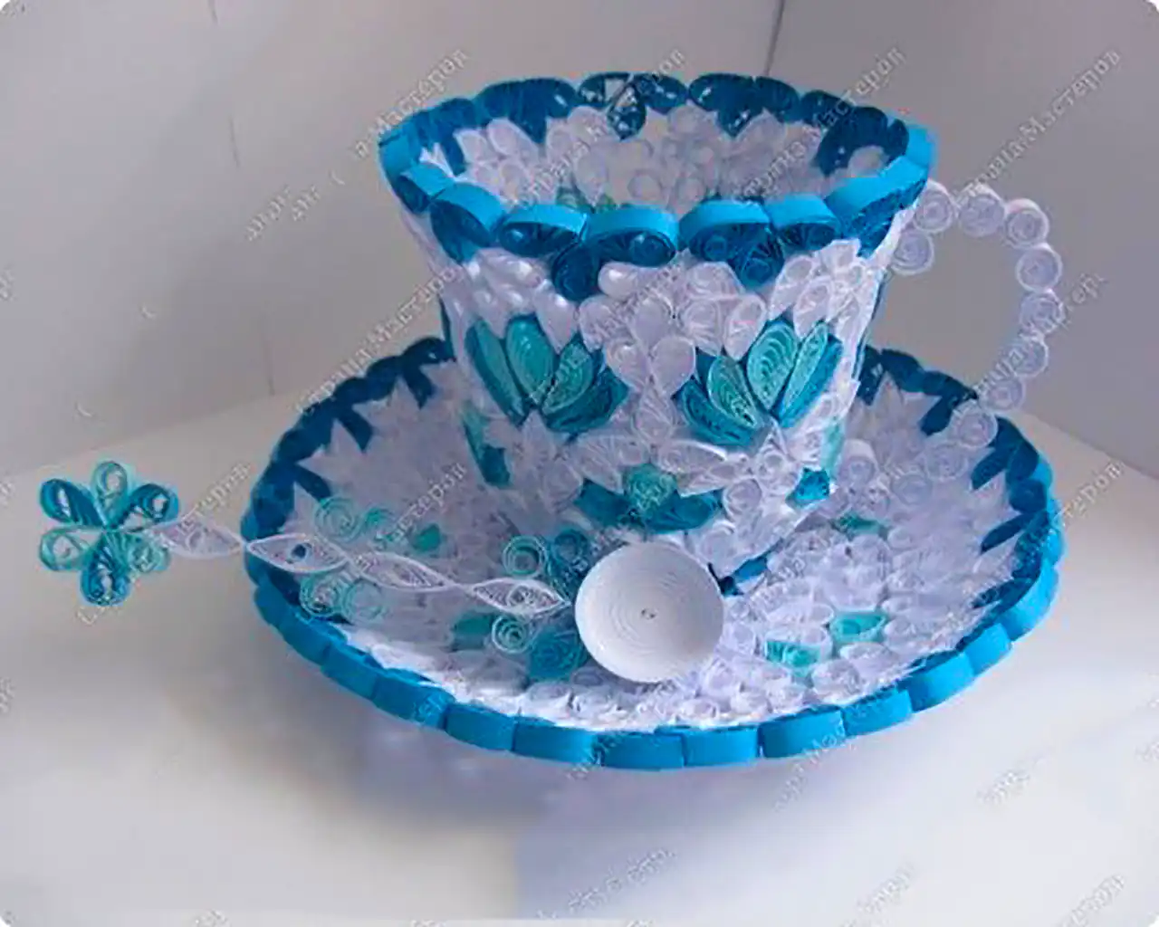 کاردستی کاغذی فنجان