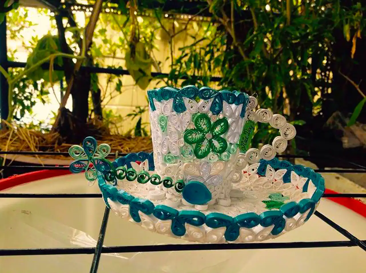 کاردستی کاغذی فنجان