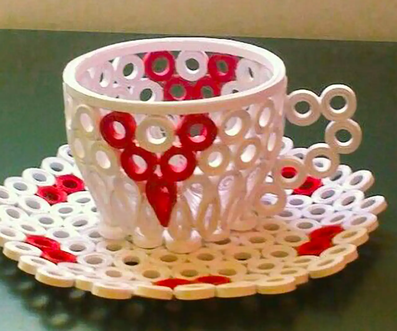 کاردستی کاغذی فنجان