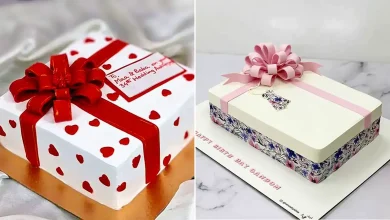 کیک مستطیلی جشن