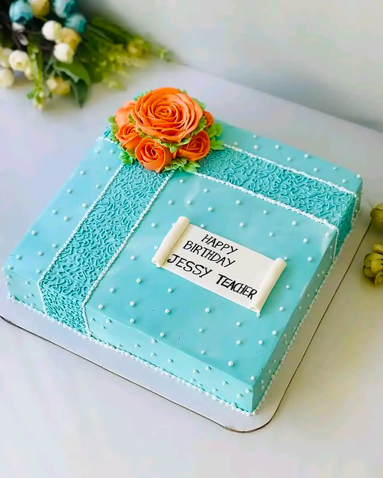 کیک مستطیلی جشن