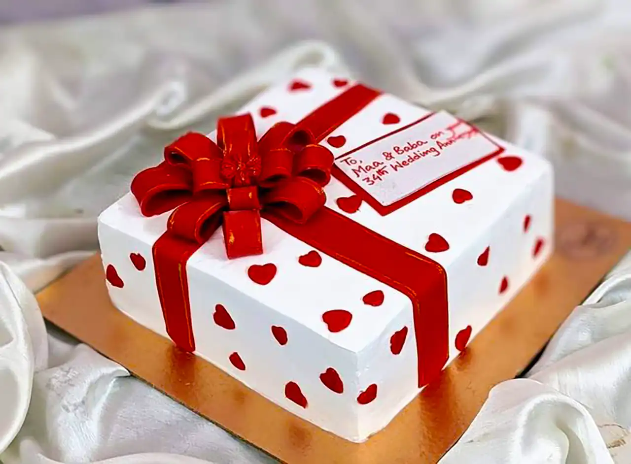 کیک مستطیلی جشن