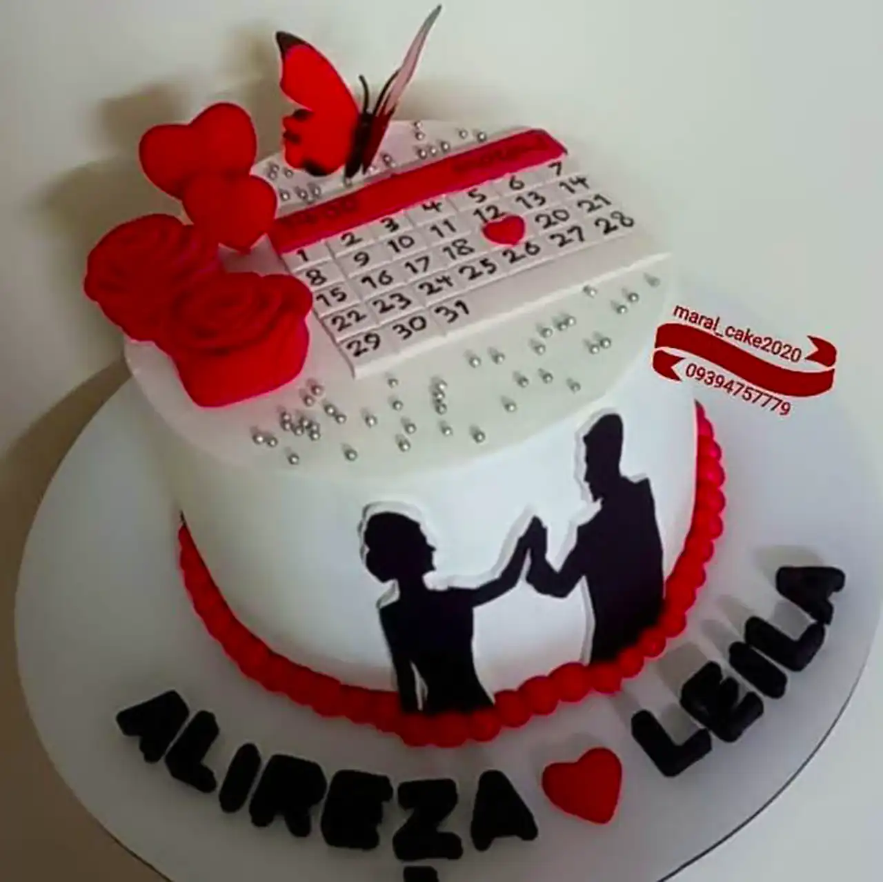 کیک سالگرد ازدواج خاص