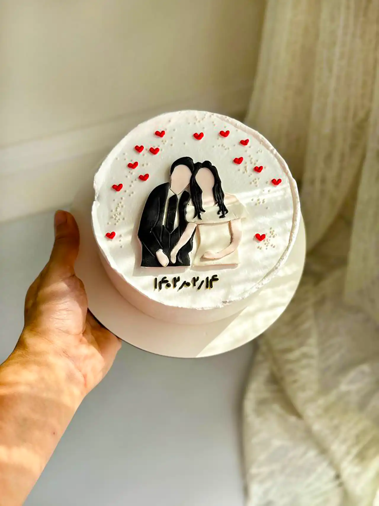 کیک سالگرد ازدواج خاص