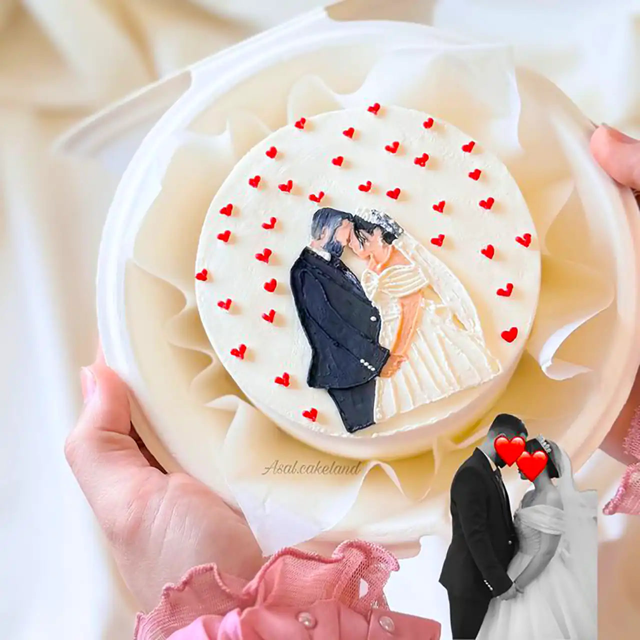 کیک سالگرد ازدواج خاص